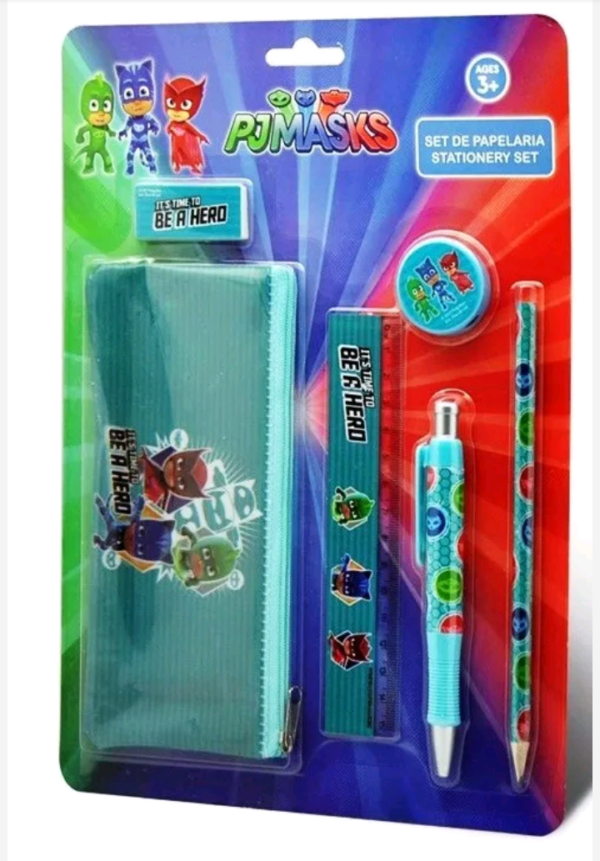 Set 6 pezzi cancelleria pjmasks