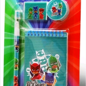 Set 4 pezzi cancelleria pjmasks