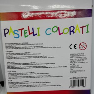 Pastelli colorati 24 pezzi