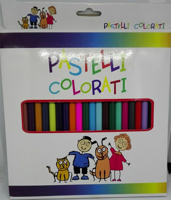 Pastelli colorati 24 pezzi