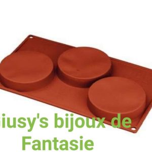 Stampo dischi in silicone alimentare, lucidissimo.